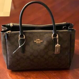 Coach 2019 Surrey Satchel Crossbody with Gold Hardware w/ Coach Dust Bag - EUC